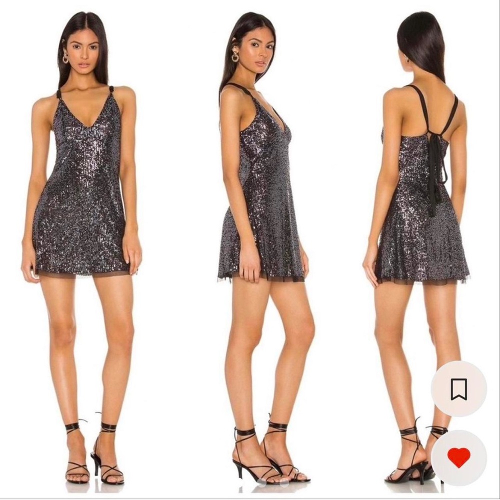 Free People Sparkly mini dress